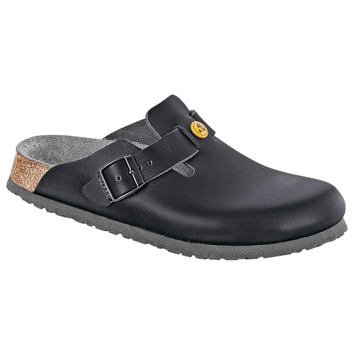 Birkenstock Herren Clogs Boston ESD Schwarz normales Fußbett 44