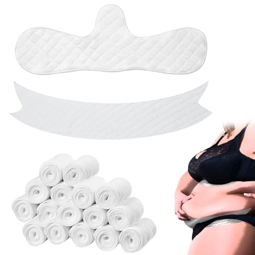 16 Stück Anti schweiß Pads Satz, 10 Stück BH Einlagen Schwitzen Und 6 Stück Bauchschweißbad, Wiederverwendbare Still BH Baumwolle, Zum Schwitzen Unter Der Brust, Geeignet Für Damensport Im Sommer