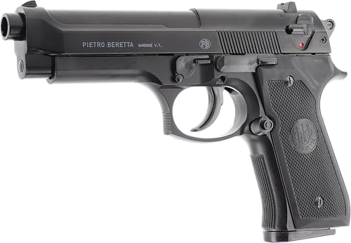 Beretta Airsoft Pistole MOD. 92 FS HME, Federdruck Waffe mit 0,5 Joule, inkl. 100 x 6 mm BB Soft-Air Kugeln, Heavy Metal Energy