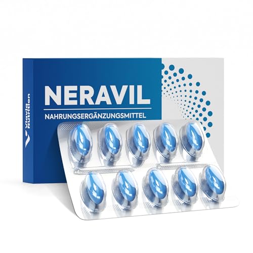 NERAVIL Hochdosierte Formel für aktive Männer - Sofortwirkung - Natürlicher Performance Booster für Energie & Ausdauer - Extra stark mit Ginseng, Arginin, Citrullin