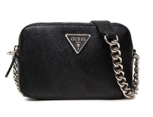 GUESS Women Noelle Crossbody Camera Bag, Schwarz