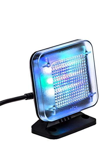 Kobert-Goods – LED TV-Simulator, durch Lichtsimulation zum Einsatz als Einbruchschutz, Home-Security, Fernseh-Atrappe/Fake-Fernseher, mit 12 LED’s und 3 wählbaren Programmen, Zeitschaltuhr