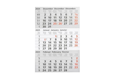 Kalendarium 2026 2027 - Kalender - Monatskalender - Tischkalender - Stehkalender - Ausstellkalender - Bürokalender - Kalenderblock - Metall magnetisch – Made in Germany