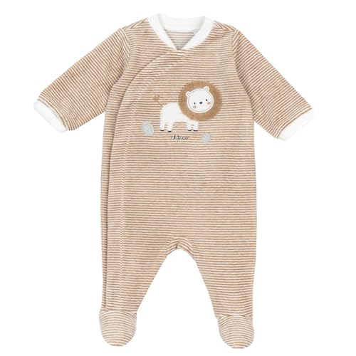 Chicco, Babystrampler Aus Warmem Und Weichem Nicki, Mit Praktischer Frontöffnung, Ideal Für Den Winter, Babykleidung für 0-24 Monate, Designed in Italy