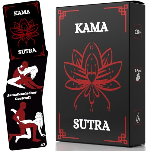 Das abwechslungsreiche Sex Kartenspiel für Paare ab 18, Kamasutra Karten für Paare Sex-Kartenspiel, Sex Spiele für Paare, Erotikspiele für intime Momente, Geschenk für ihn & sie oder zum Valentinstag!