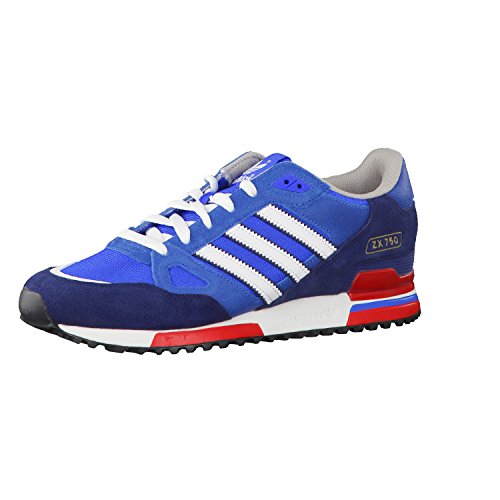 adidas Herren ZX750 Low-Top, Blau (Bluebird/Running White FTW/St Dark Slate F13)