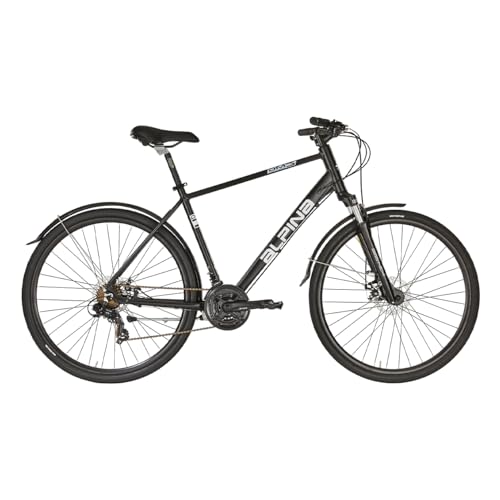 Alpina Bike Touring Herren Fahrrad, Schwarz, Rahmen 50 cm