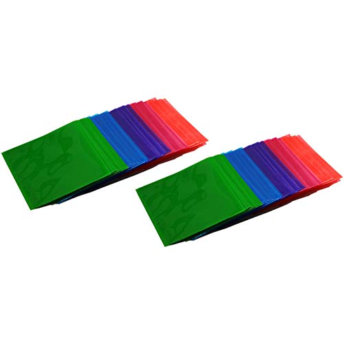 100 QUVIDO CD/DVD/Blu-Ray PP Schutzhüllen Color-Mix (2 x 50 Stück)
