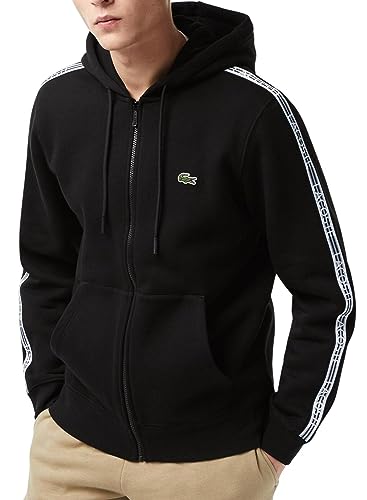 Lacoste Herren SH5065 Sweatshirts, Black, L