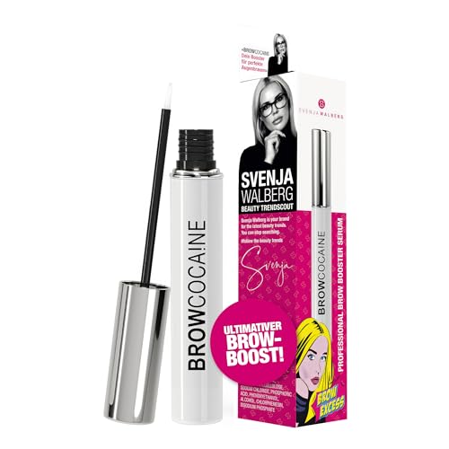BROWCOCA!NE® Augenbrauen-Serum für schnelles Wachstum & volle Brauen | veganer Eye-Brow Booster by Svenja Walberg | Testsieger Augenbrauen-Wachstum MADE IN GERMANY