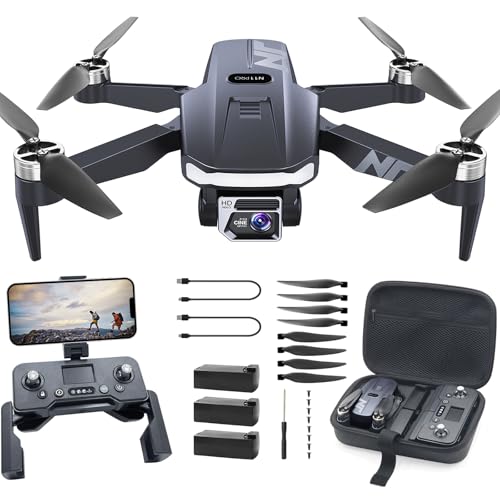 NAFYRE N11 PRO GPS Drohne mit Kamera für Erwachsene 4K UHD, 90 Min lange Flugzeit, lange Kontrollstrecke, Auto Rückkehr, Automatisches Folgen, bürstenloser Motor, 5G FPV RC Quadcopter für Anfänger
