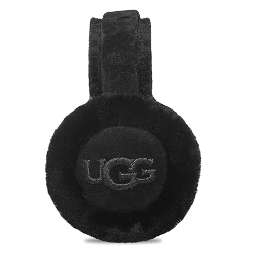Ugg Sheepskin Embroidery 20955-BLK, Womens earmuffs, black, One size EU