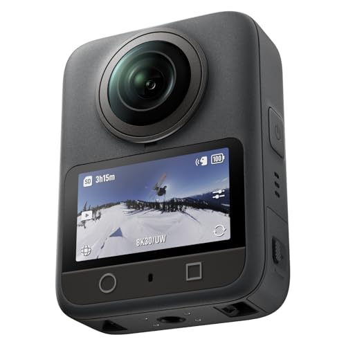 DJI Osmo 360 Standard Combo – 360 Grad Kamera mit 1-Zoll Sensor, Natives 8K-360° Video, 120MP Panoramafotos, 100 Min 8K Aufnahme, Wasserdicht, Kompakte Action Cam & Vlog Kamera für Reisen und Sport