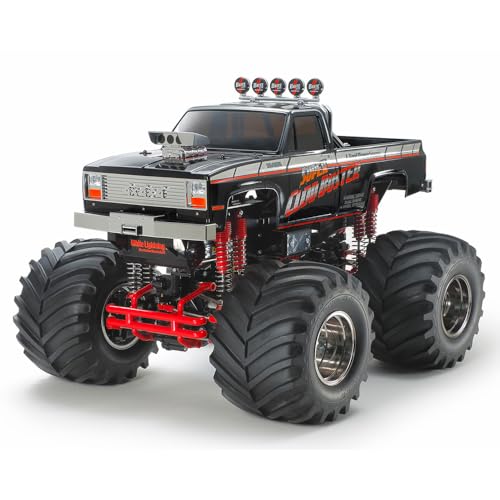 Tamiya 1:10 RC Super Cloud Buster Black Edition, ferngesteuertes Auto, RC Fahrzeug, Modellbau, Bausatz zum Zusammenbauen, Hobby, Basteln