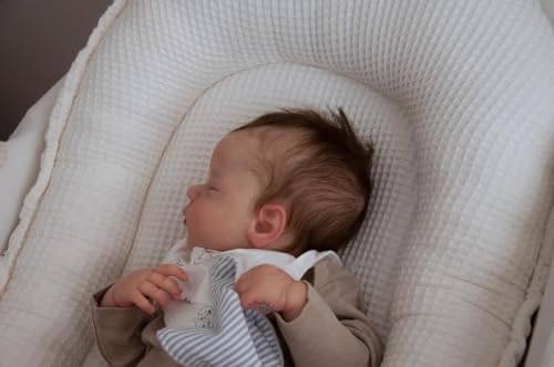 Zero pam Reborn Baby Jungen 50cm Realistische Baby Puppe Reborn Puppe Mit Haaren Vinyl Silikon Puppen Schlafend Babypuppen Wie Echt Anatomisch Korrekt Puppe Mit Zubehör