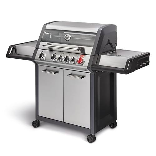 Enders® Gasgrill MONROE PRO 3 SIK TURBO, 3-Edelstahlbrenner, Seitenkocher, Infrarot-Backburner, PanoVision Sicht, HEAT RANGE™-Brenner, SWITCH GRID™, 800 °C TURBO ZONE™, SIMPLE CLEAN™ #8376