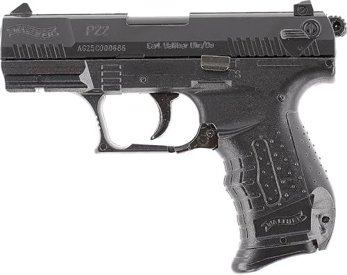 Walther Airsoft Pistole P22, Federdruck Waffe mit 0,5 Joule, inkl. 100 x 6 mm BB Soft-Air Kugeln und zweitem Magazin