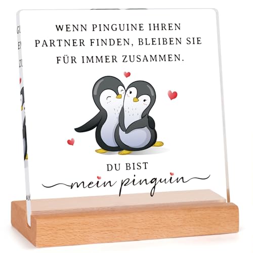 Juratar Ich Liebe Dich Geschenke für Frauen Männer, Geschenk für Paar- Holzschilder Heimat Dekoration, Partner Geschenke, Hochzeitstag, Jahrestag Geschenk für Sie Ihn, Liebes Geschenk für Ihn Sie
