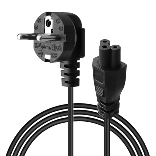 Ladekabel Netzkabel für Ninebot E-Scooter MAX G30 G30D G30D2 F65D Winkelstecker Robuster Ladeanschluss Ohne Internes Ladegerät Hochleitfähige Kupferadern für Ninebot-Gerät E-Roller Zubehör 1.5 Meter