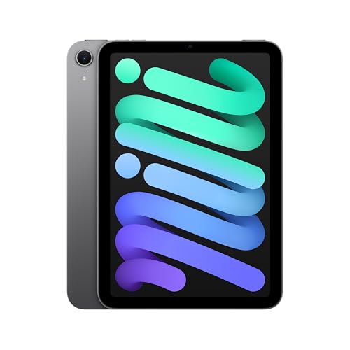 Apple iPad mini (A17 Pro): 8,3'' Liquid Retina Display, 128 GB, WLAN 6E, 12 MP Front /12 MP Rückkamera, Touch ID, Batterie für den ganzen Tag – Space Grau