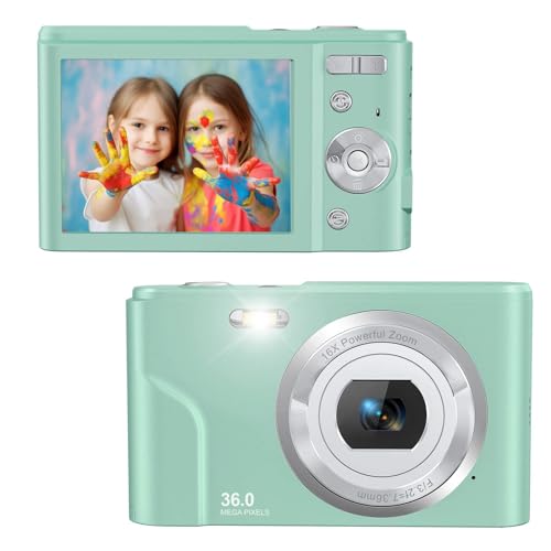 Digitalkamera Fotokamera FHD 1080P 36MP Fotoapparat Kompaktkamera 2,4