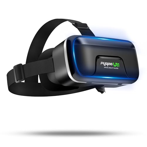 FIYAPOO 3D VR Glasses - HD Virtual Reality for Games, Movies and Interactive Experiences