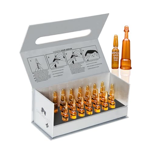 Diamond Hair Plus - Natürliches Keratin Haarserum mit Biotin - und Procapil - Unterstützung - Haarkur - Haar vitamine - Haarpflege - Haarwachstum beschleunigen - Hair growth - Leave in haarpflege