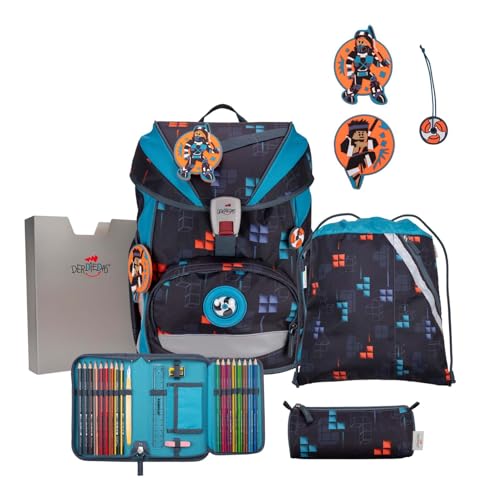 DerDieDas ErgoFlex Schulranzenset 5-teilig Ninja Fighter