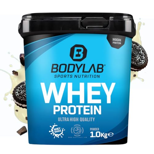 Bodylab24 Whey Protein Pulver, Cookies & Cream, 1kg