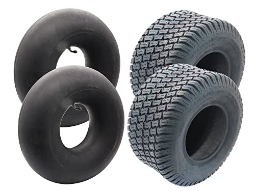 SECURA 2x Reifen 18x8.50-8 inkl. Schläuche mit Winkelventil TR87