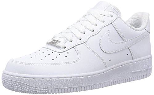 Nike Herren AIR Force 1 '07 Sneakers, Weiß, 46 (US 12)
