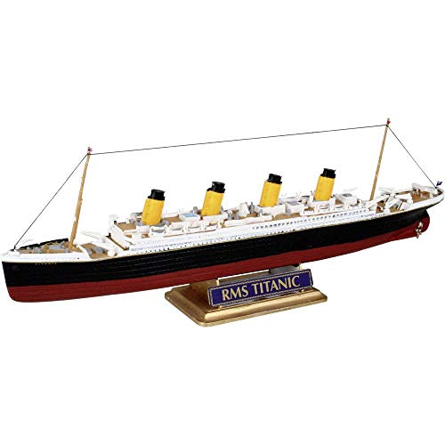 Revell RV05804 Modellbausatz Schiff 1:1200 - R.M.S. Titanic im Maßstab 1:1200, Level 3, originalgetreue Nachbildung mit vielen Details, Kreuzfahrtschiff, 05804