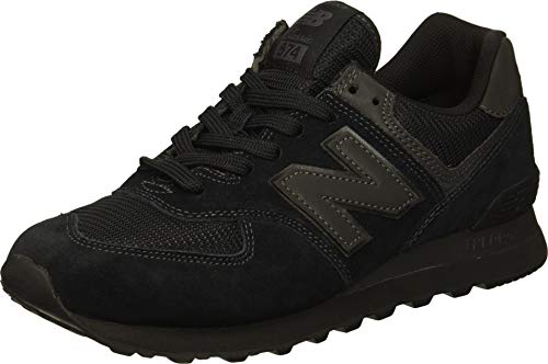 New Balance Herren Nb 574 Sneakers, Schwarz Triple Black Ete, 45.5 EU