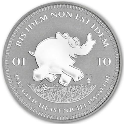 1 oz Silbermünze Ottifant 2023 Ottirand