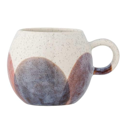 Bloomingville Paula Tasse 275 ml, Steingut, D9 cm, H8 cm – Perfekt für deinen täglichen Kaffee- oder Teegenuss, edler Kaffeebecher für deinen Frühstückstisch