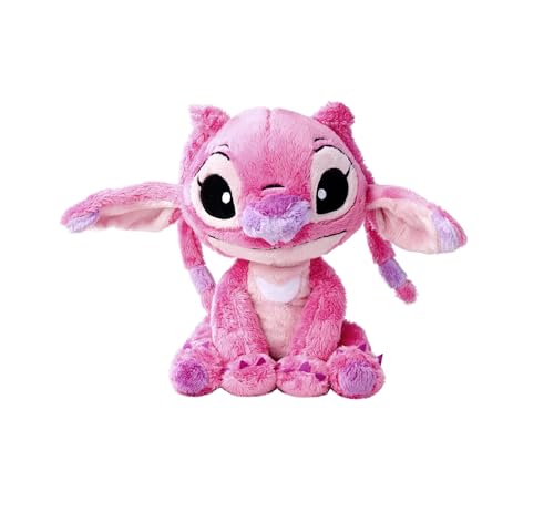 Simba 6315876954 - Disney Lilo und Stitch Plüschfigur, 25cm, Angel, Kuscheltier, ab den ersten Lebensmonaten geeignet
