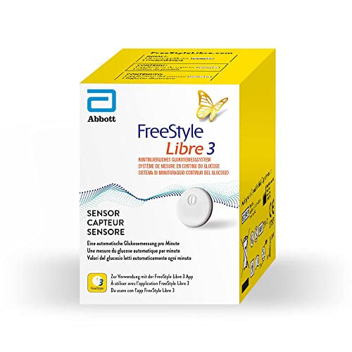FreeStyle Libre 3 Diabetes Sensor 1 Stück Blutzucker Messgerät Becopa Gutschein one piece, weiß