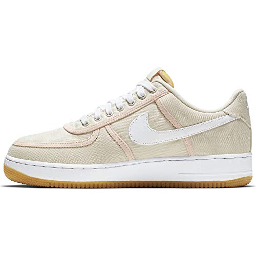 Nike Herren Air Force 1 '07 Premium Sneaker, Mehrfarbig Light Cream White Crimson Tint 000, 38 EU