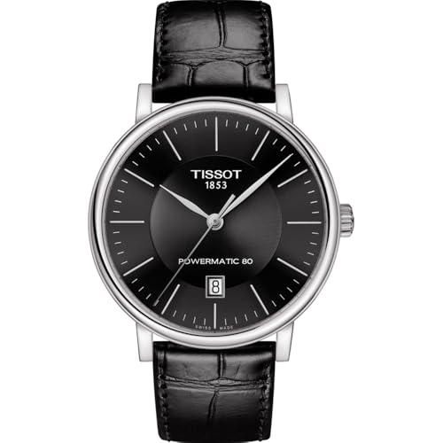 Tissot Herren Analog Automatik Armbanduhr Carson Premium Powermatic 80