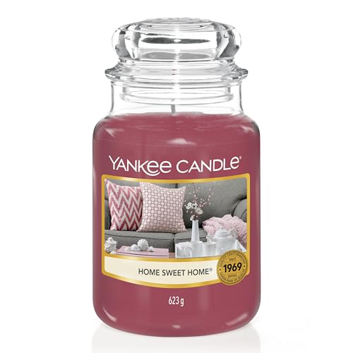 Yankee Candle Duftkerze im Glas (groß) | Home Sweet Home | Brenndauer bis zu 150 Stunden | Perfekt zum Muttertag | Geschenke für Frauen