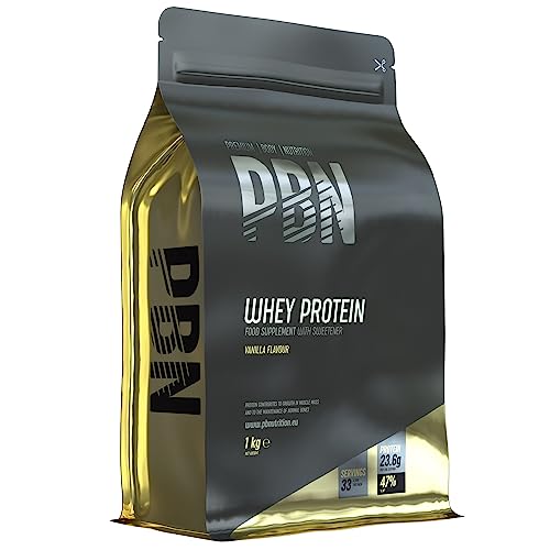 PBN - Premium Body Nutrition Whey Protein/Molkeeiweißpulver, 1 kg Vanille