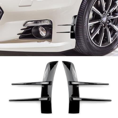 GUOYOU 2 Stück Auto Frontspoiler - Auto Front Bumper, Spoilerlippe Frontspoiler, Bumper Protector, Anti Collision Strip Dekoration Aufkleber
