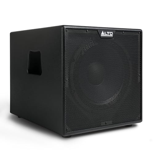 ALTO TX12S 900W 12-Zoll Aktiv Subwoofer, DSP-optimierter PA Anlage mit 2-Zoll Schwingspule, überragendem Bass, einfachem Aufbau