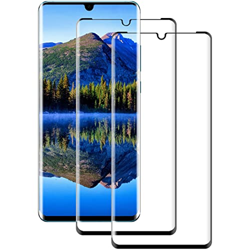 AssKdys Schutzfolie für Huawei P30 Pro,9H Härte, Anti-Bläschen, Fingerabdrucksensor Kompatible, HD Schutzglas, Anti-Öl, Displayschutz Folie für P30 Pro Gehärtetes Glas [2 Stück]