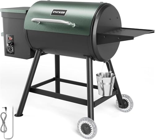 Holz Pellet Grill-Raucher, 6-in-1 Pellet Grill Smoker automatische Temperaturkontrolle Grillrost 456 Sq. im Bereich für Garten im Freien
