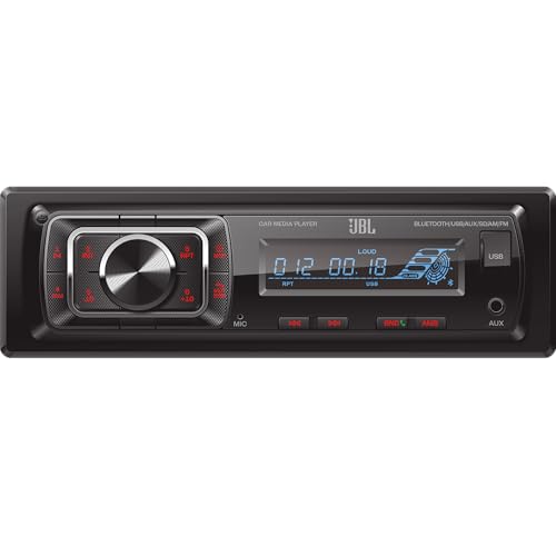 JBL Autoradio Bluetooth Celebrity 150 von Harman Kardon, 1 DIN 4 x 50W AM/FM Radio Mit Bluetooth Streaming und Freisprecheinrichtung für Auto mit Abnehmbares Display, USB, SD, AUX und 2 RCA Ausgänge