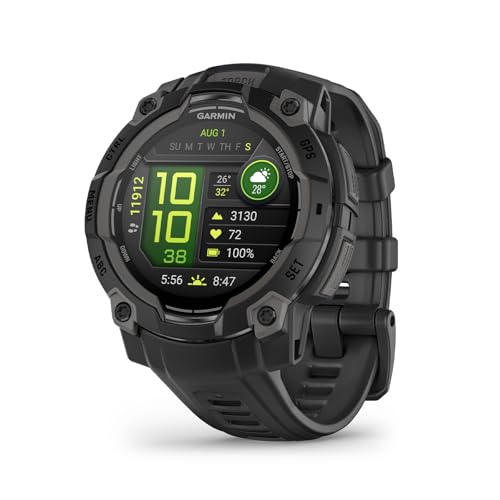 Garmin Instinct 3 45mm AMOLED – Multisport-Smartwatch, 1,2