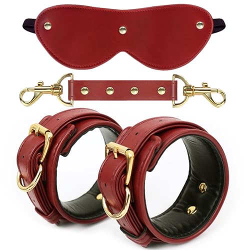 BDSM Handschellen Für Sexspiele Bondage Sex Spielzeug Für Die Paare,Bondage set SM Kit Fesslset Einstellbar Handschellen,Fesseln SexSpielzeug Für Paare Die Frau Extrem