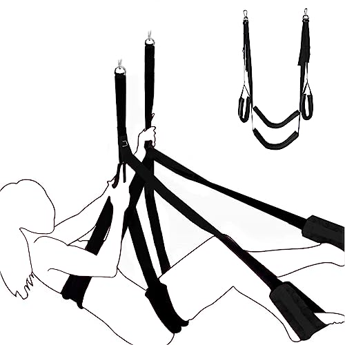 Limmion Liebesschaukel für die Frau BDSM Sexschaukel SM Bondage Loveswing Paar Sex Swing Sexspielzeug für Erwachsene (schwarz)