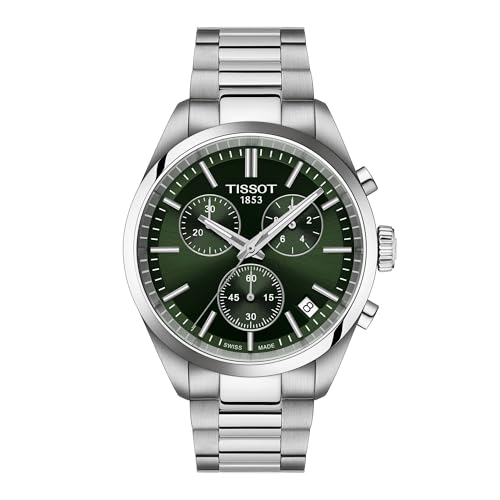 Montre Tissot PR 100 Chrono Acier cadran vert